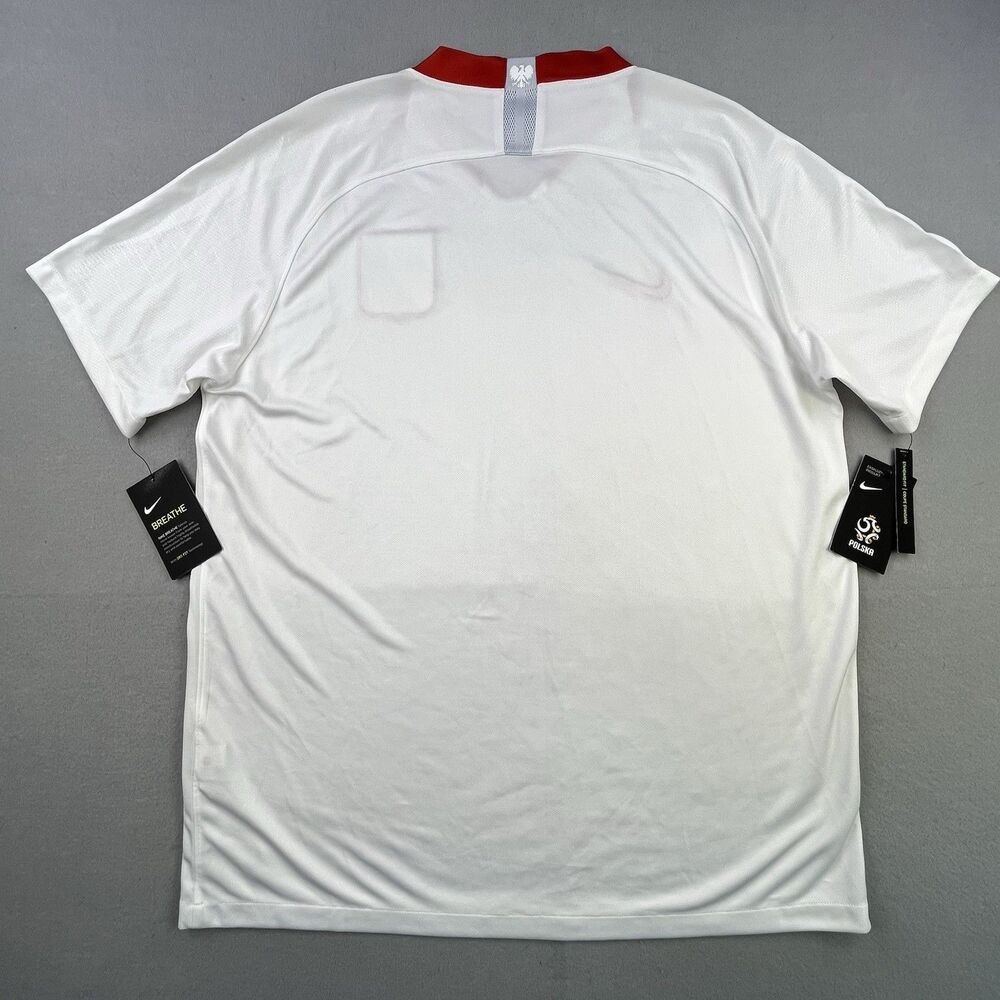 Nike Poland National Team Home Jersey XL White 2018 2019 Kit Shirt Futbol Soccer - Picture 9 of 13